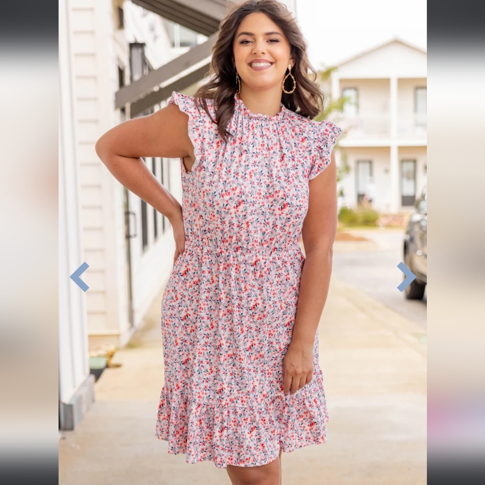 Chic soul, 1x, floral dress